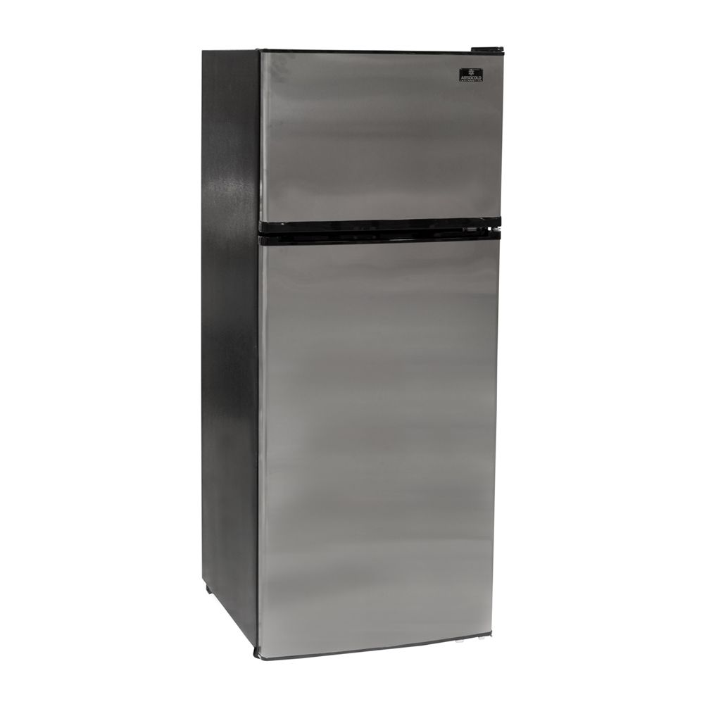 Absocold Apartment Size Refrigerator, 10.3 Cu Ft, Energy Star, Frost-Free Defrost, Stainless Steel